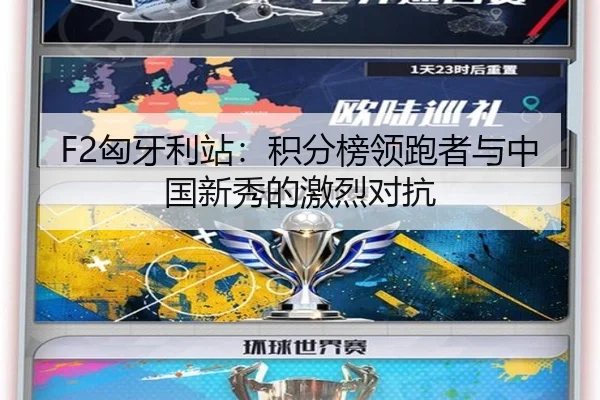 F2匈牙利站：积分榜领跑者与中国新秀的激烈对抗